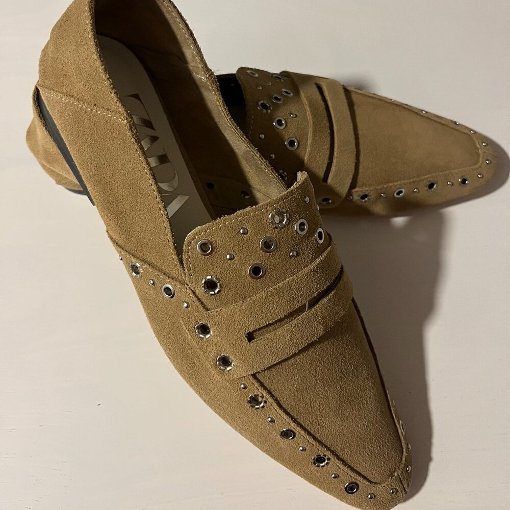 ZARA SUEDE women shoes 39